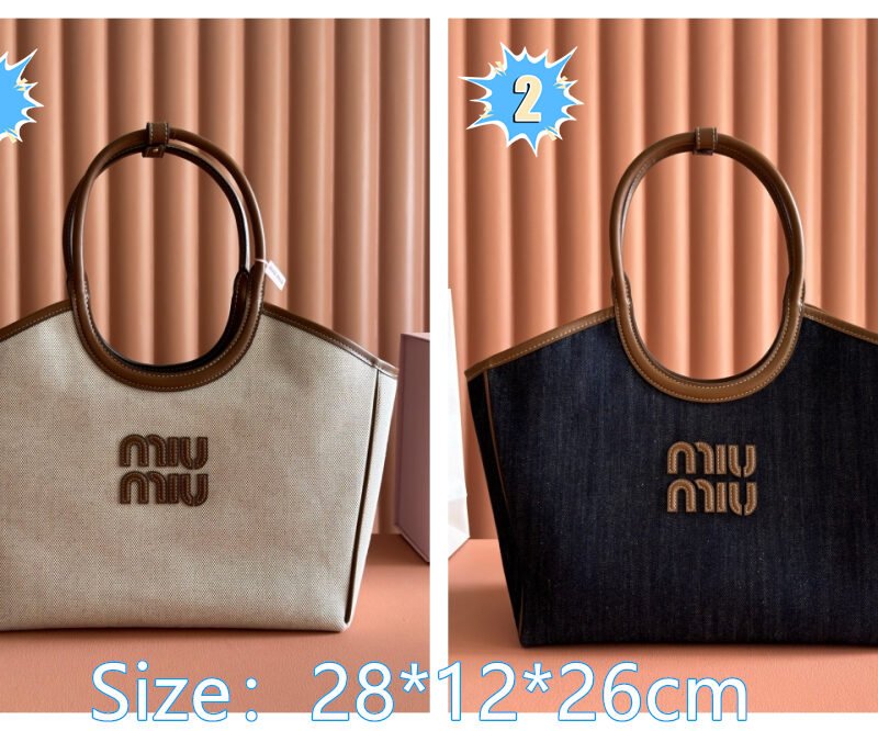 Miu Miu Ivy Canvas Bag B6060203