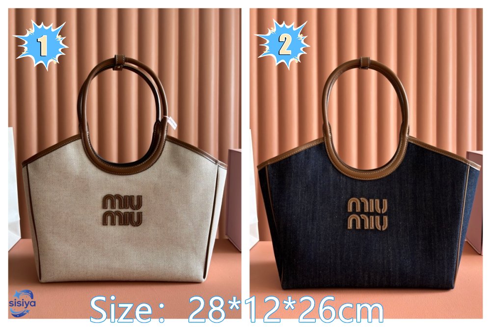 Miu Miu Ivy Canvas Bag B6060203