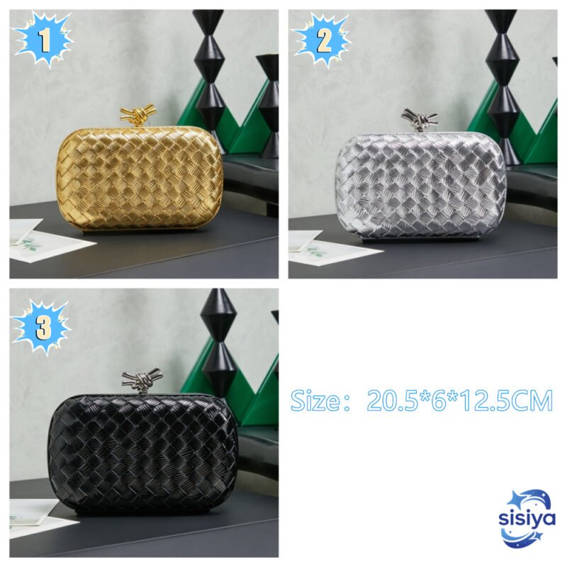 Bottega Veneta Knot Padded Leather Clutch Bag B6060302